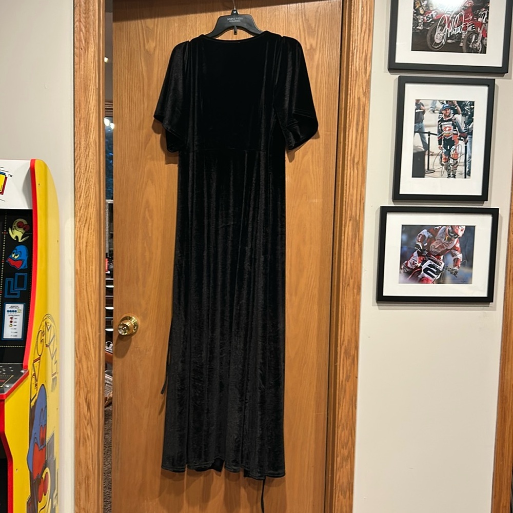 Baltic Born Black Velvet Dress